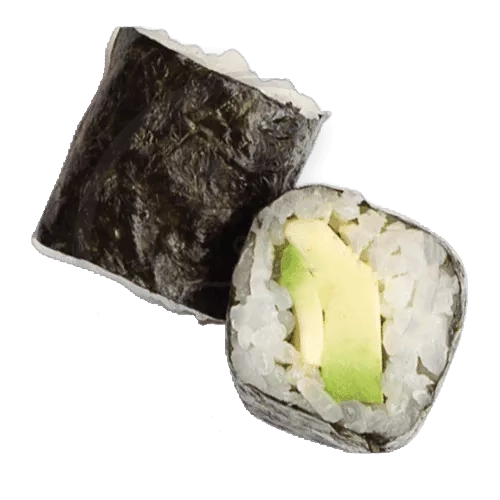 6. Avocado maki, 6 pieces