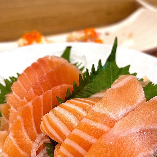 12. Salmon Sashimi